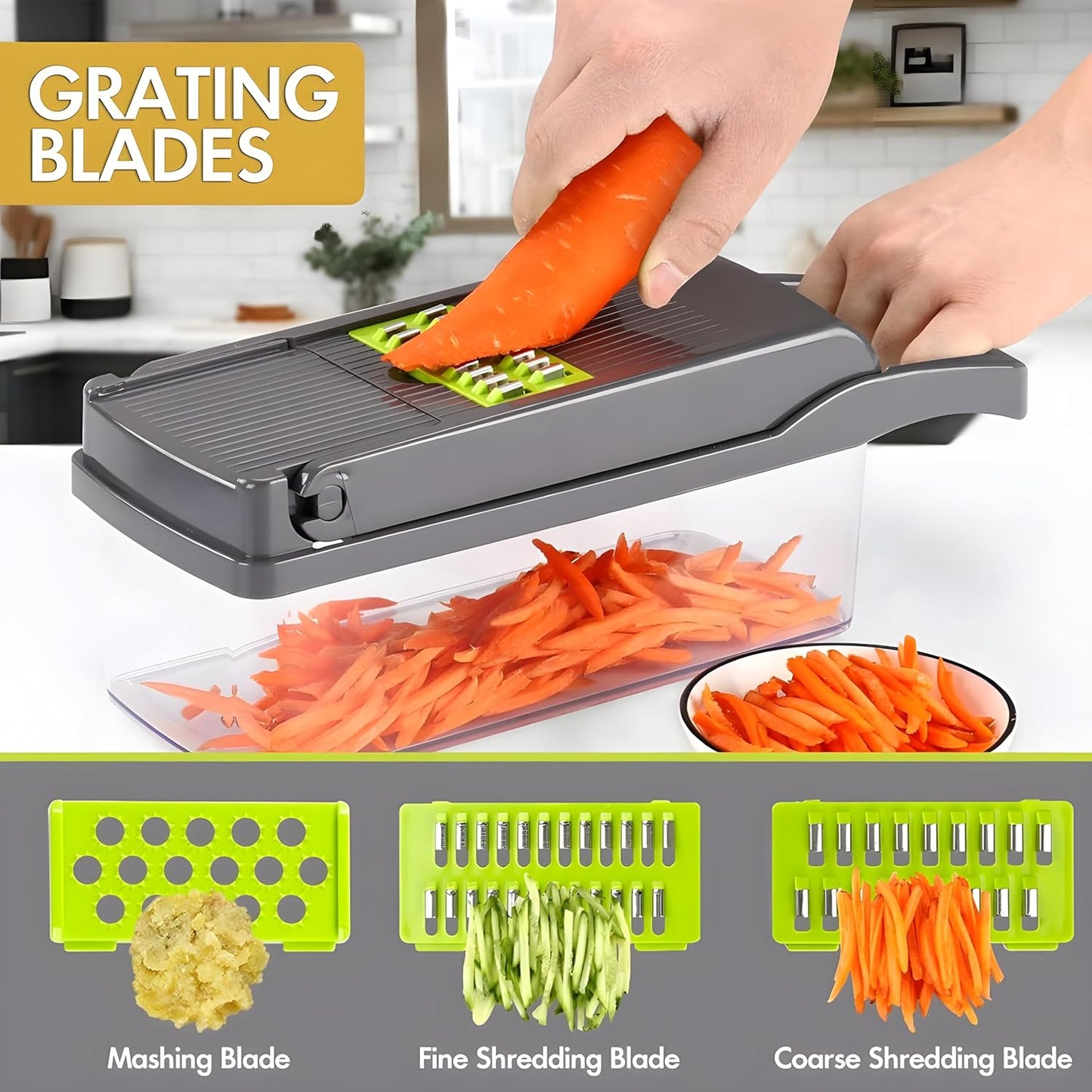 16-in-1 Multi-Functional Vegetable Cutter